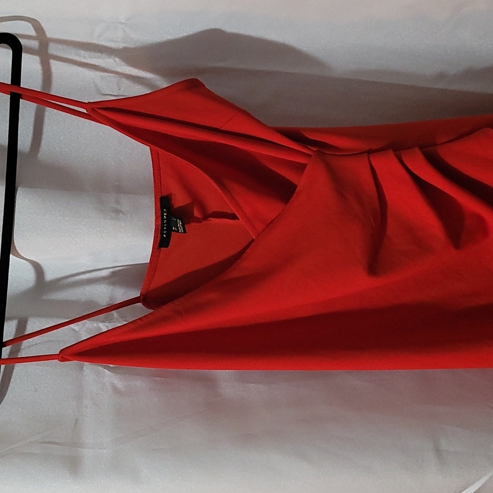 Red Assymetrical Dress